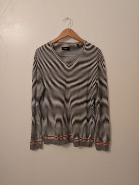 MEXX Metropolitan Striped V-Neck Sweater